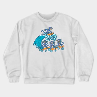 Big wave Crewneck Sweatshirt